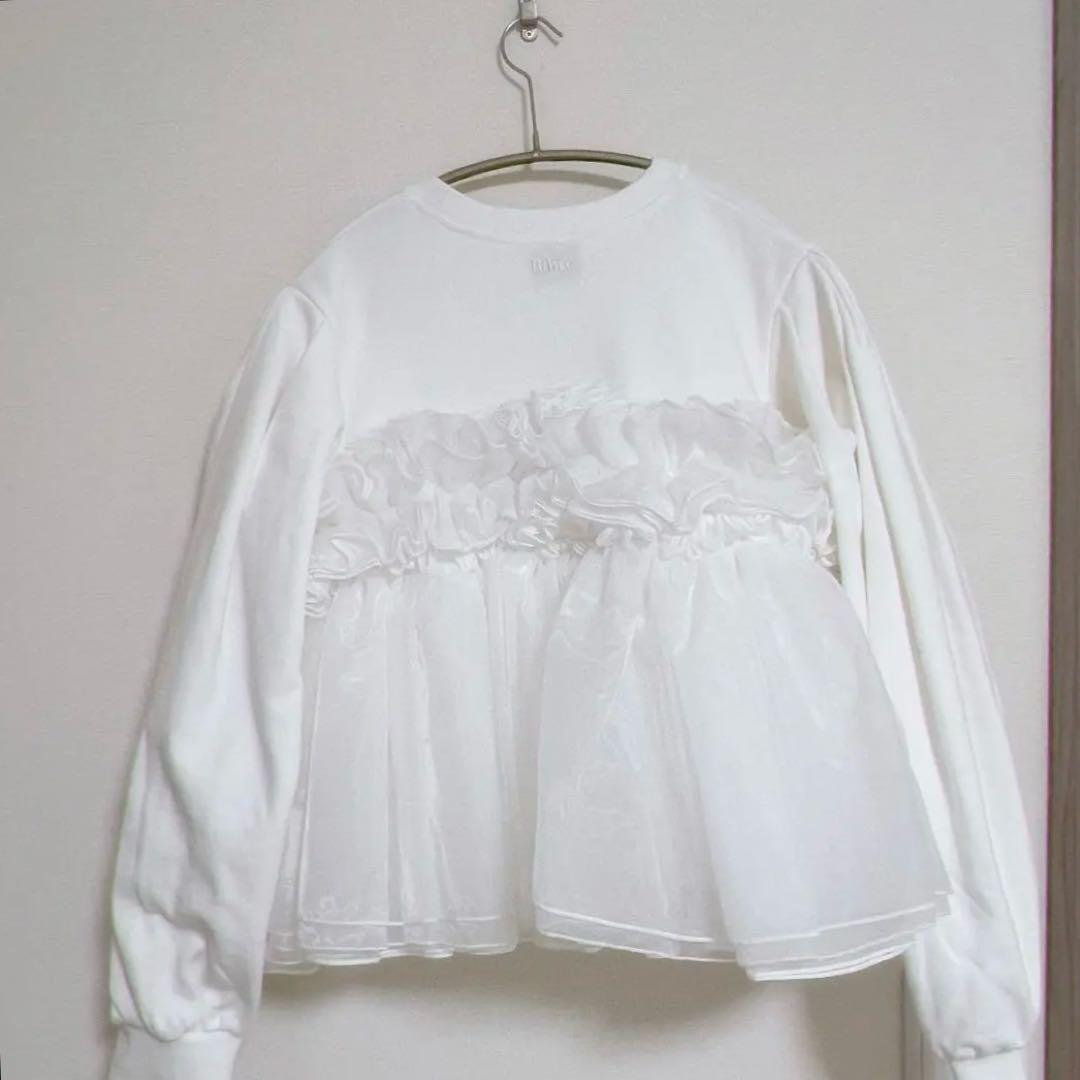 【新品】Bibiy ANGELICA SWEATSHIRT 白