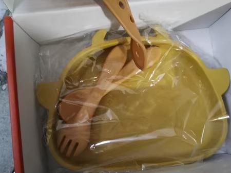 子ども用食器セット イエロー