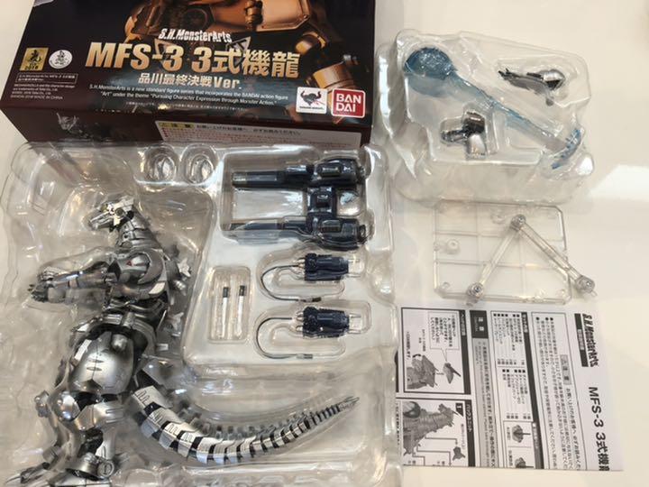 S.H.Monsterarts 品川最終決戦 ゴジラ qGcfx-m40315890383 メカゴジラ 三式機龍 正規品好評