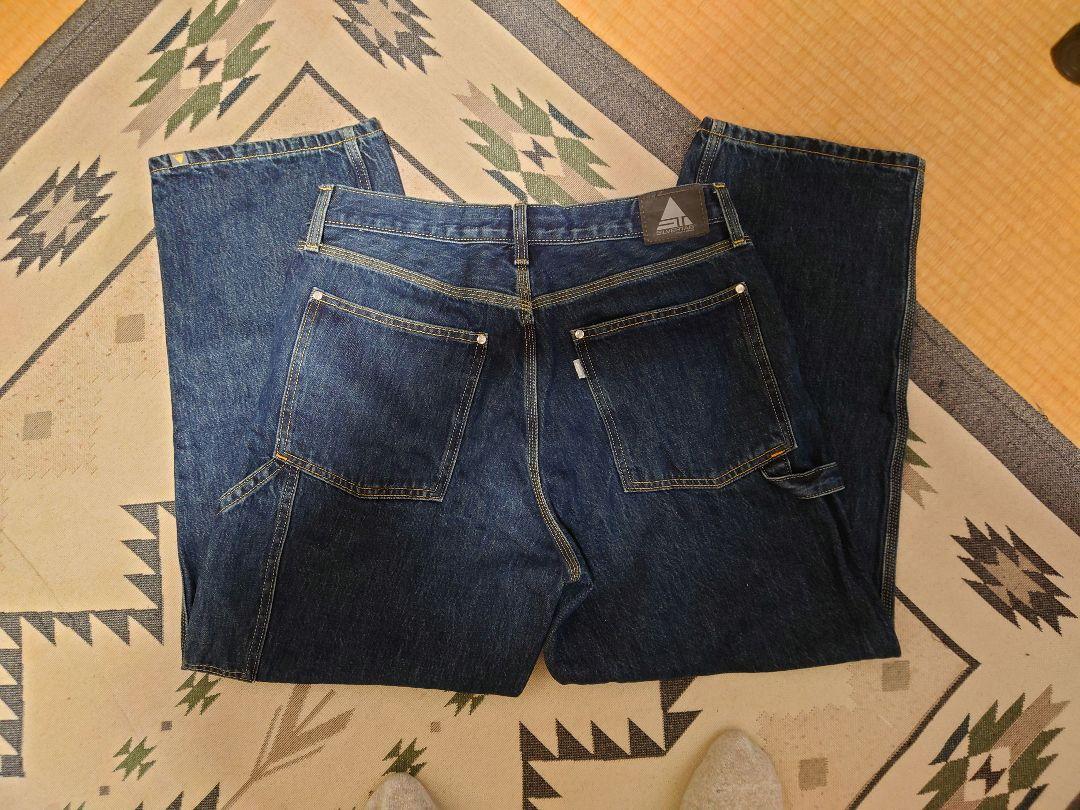 SILVERTAB カーペンターデニムパンツ ダークブルー