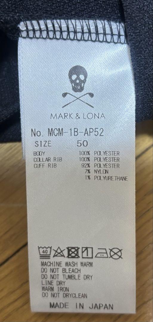 MARK & LONA マーク＆ロナ　ポロシャツ半袖