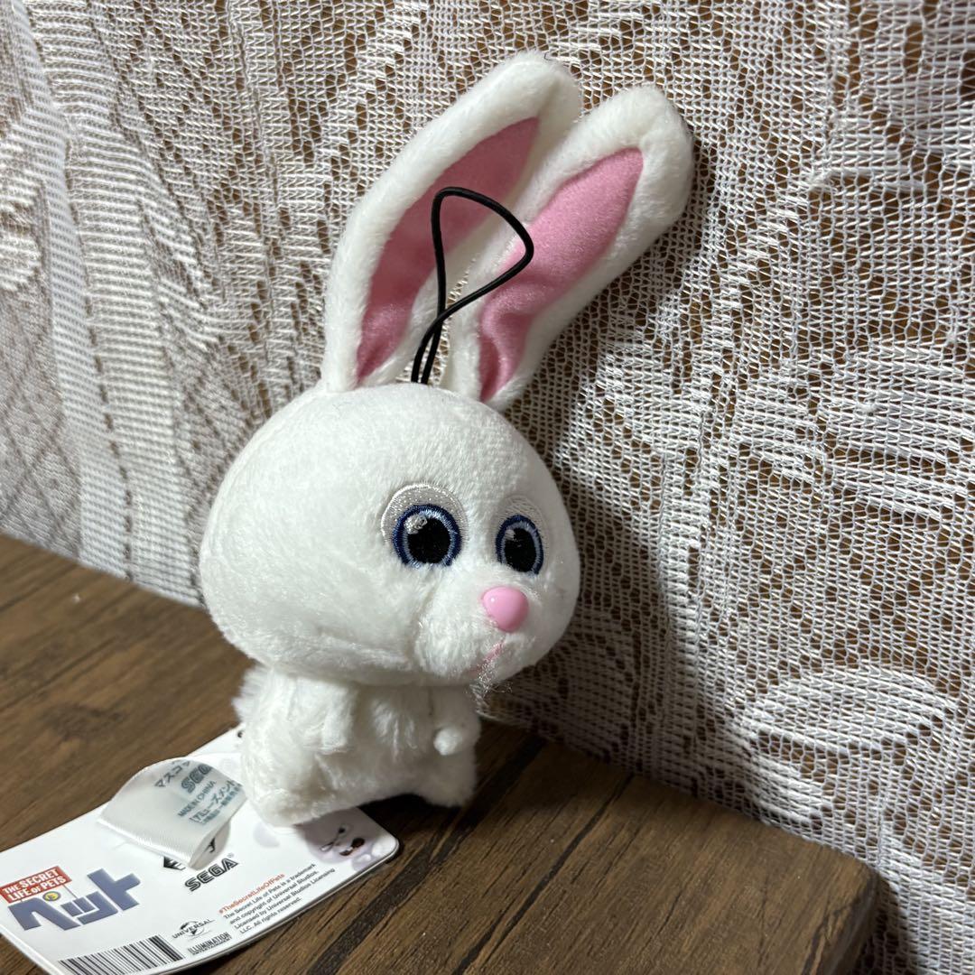映画ペット スノーボール ぬいぐるみマスコット うさぎ - メルカリ