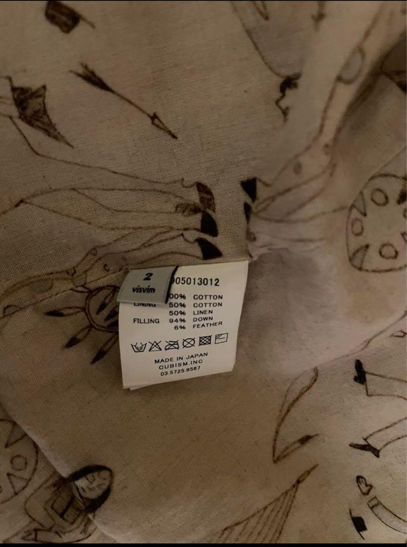 visvim kerchief down jkt ダウンジャケット　サイズ2