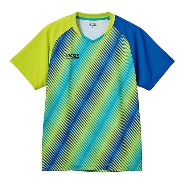 新品未使用Ｍサイズ 男女兼用 バイアスストライプゲームシャツ ヴィクタス