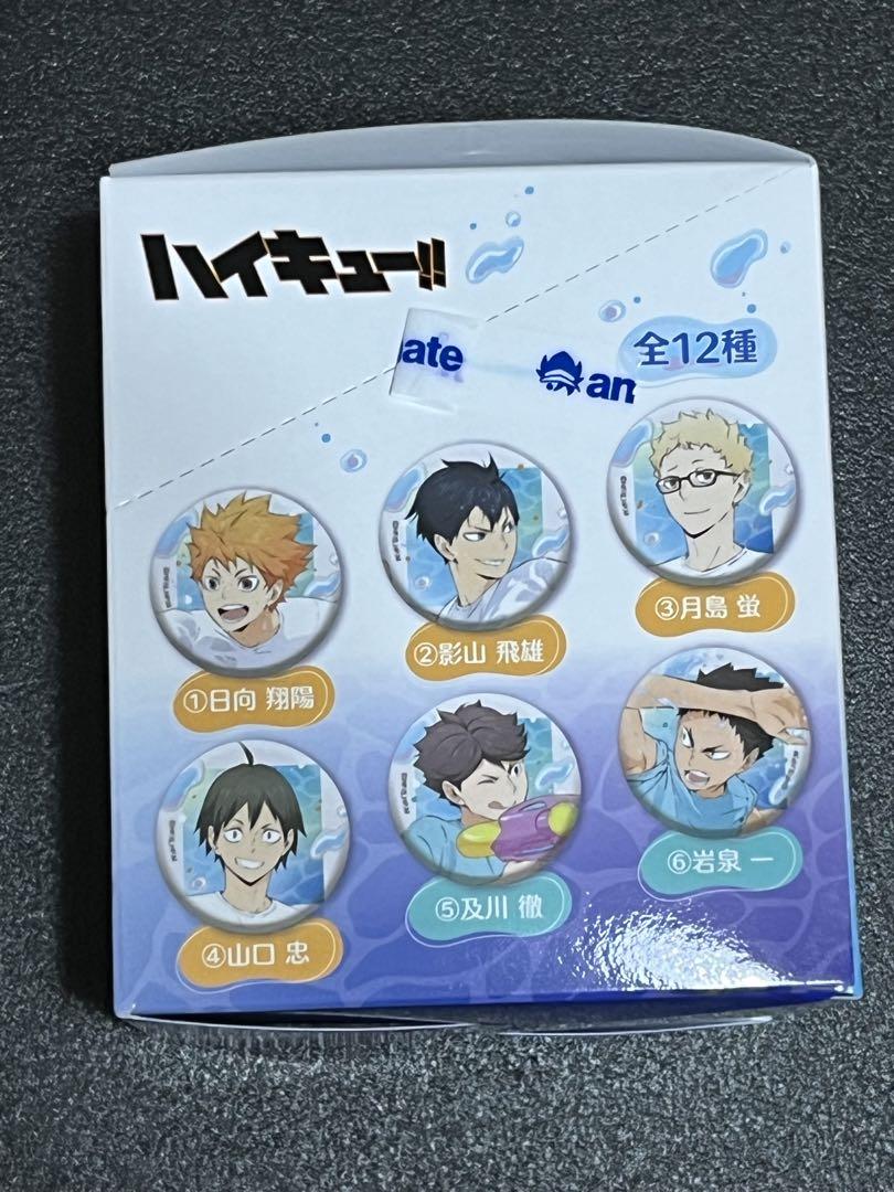 ハイキュー　水遊び　缶バッジ　キャラバッジコレクション ハイキュー!! キャラバッジコレクション 水遊び 水鉄砲 缶バッジ