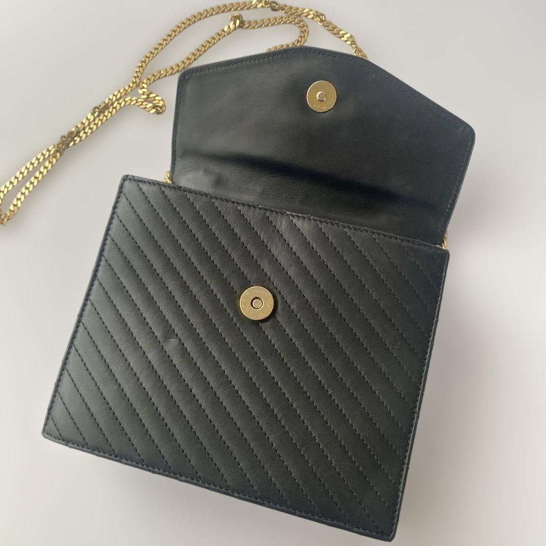 希少 vintage old celine 黒 チェーン 2way ショルダー - メルカリ