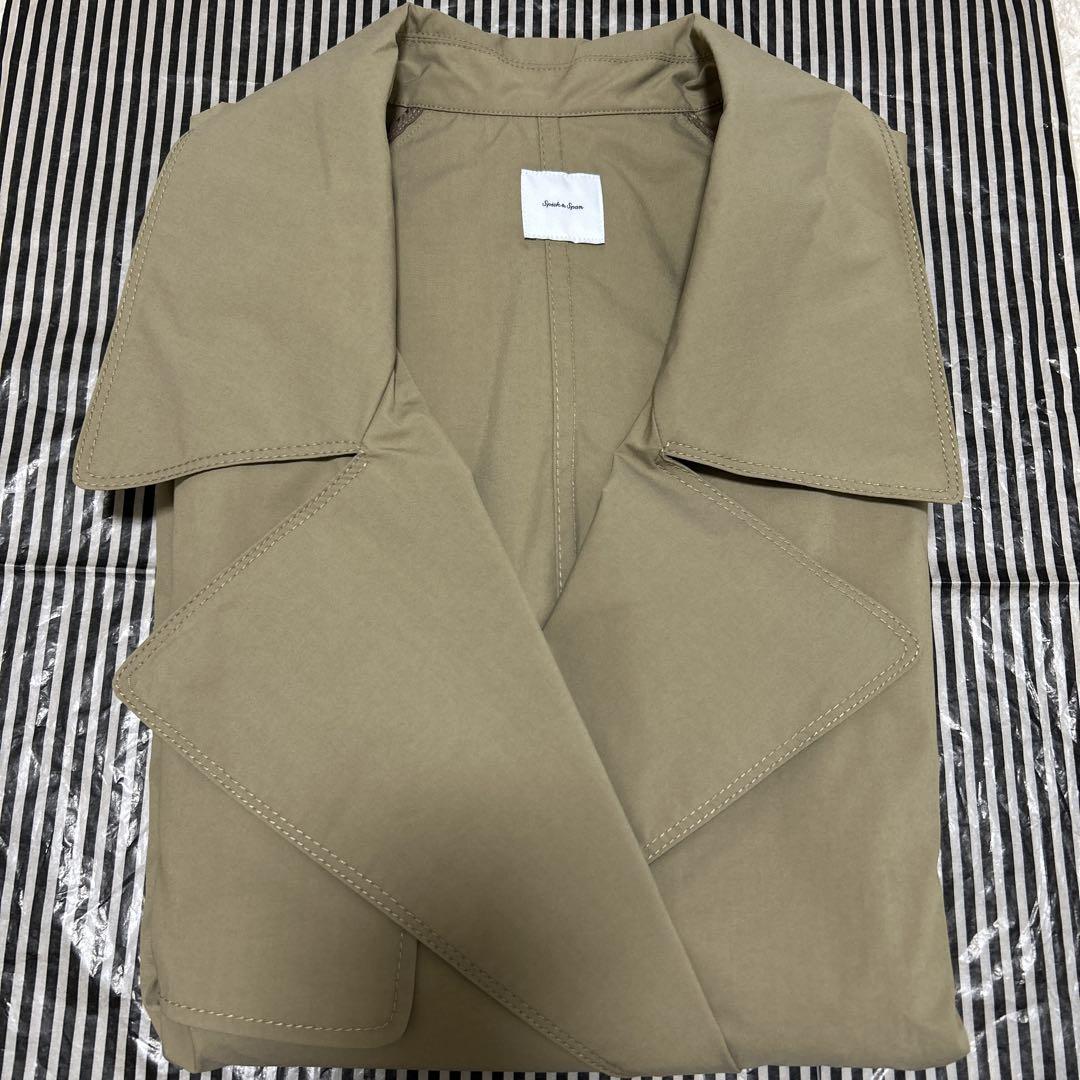 スピックアンドスパン　C/Pミドル丈トレンチコート