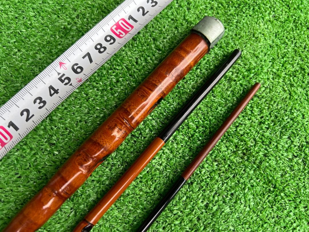 江戸和竿［竿辰］ハゼ 手バネ 外通し竿 / 仕舞全長55cm