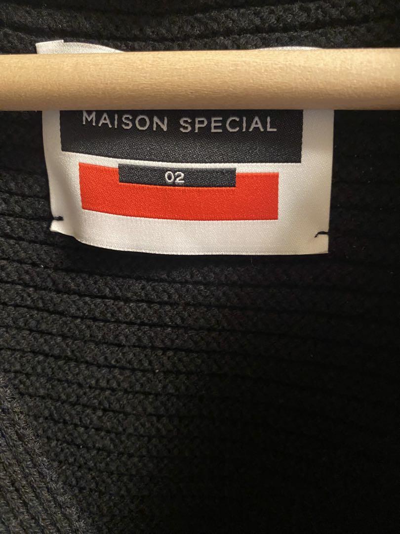 MAISON SPECIAL 鬼ワッフルクレイジーパッチワークカーディガン 2
