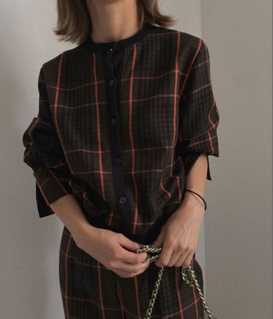 100％品質保障! CHEERFUL CHECK TOP SIZE Ameri VINTAGE