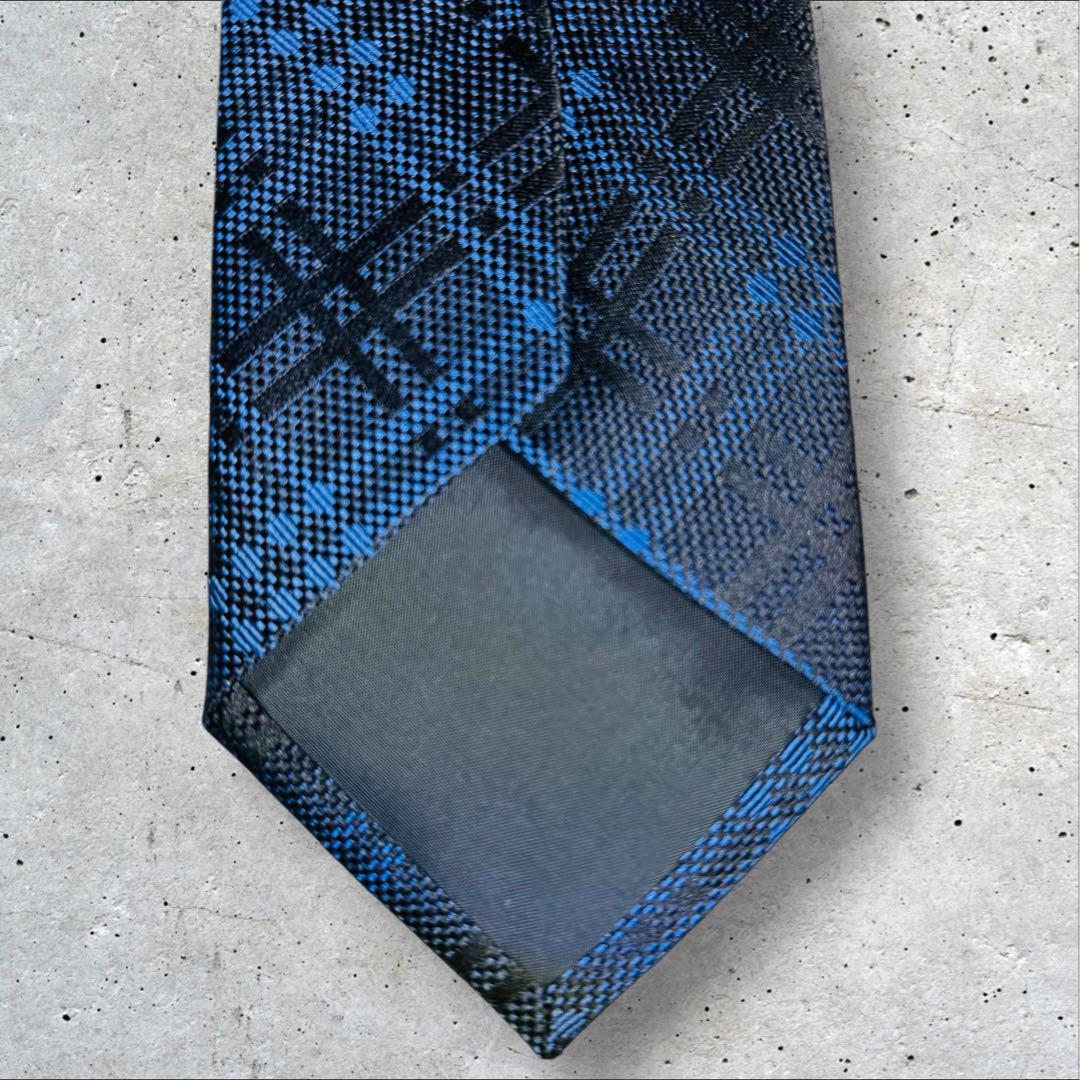 美品✨BLACK LABEL CRESTBRIDGE ネクタイ チェック 刺繍