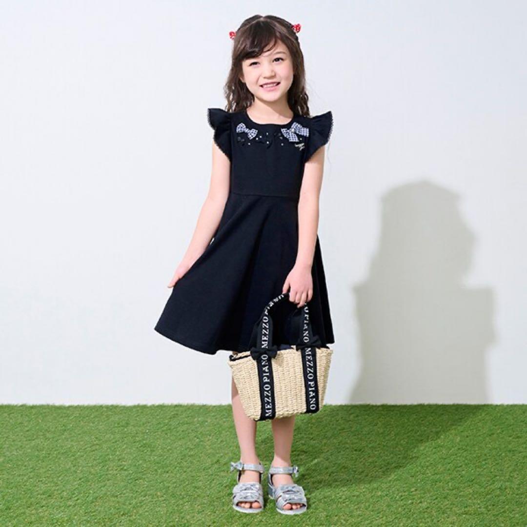 新品　タグなし　mezzo piano ネイビーワンピース