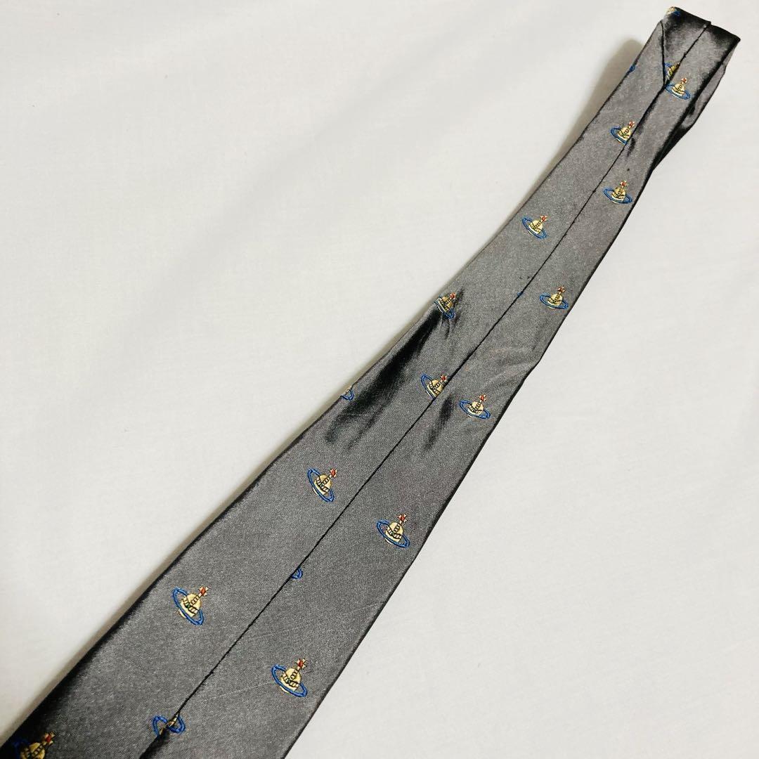 【美品】　VivienneWestwood ヴィヴィアン ネクタイ　オーブ柄
