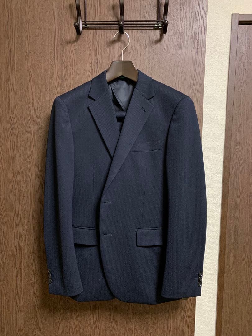 A5新品未使用！着心地抜群ストレッチビジネススーツ！ウォッシャブル！希少サンプル