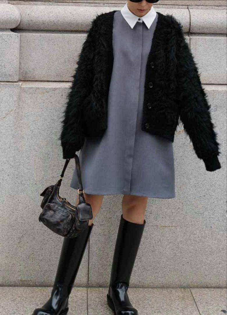 ノム357様❤︎ マチャットdouble cross bicolor dress