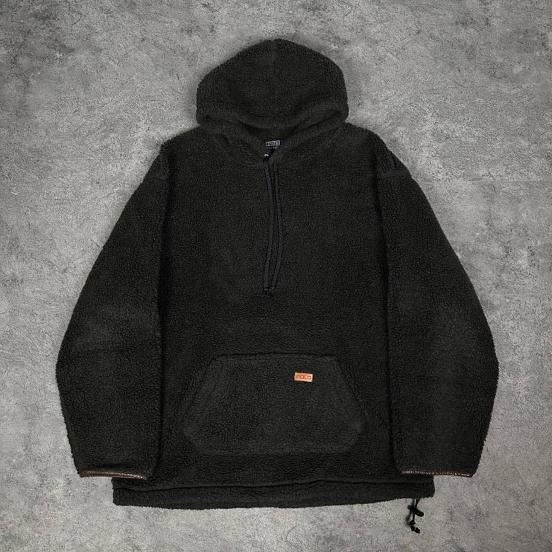 Polo Ralph Lauren 90s ビンテージ ボアパイル パーカー 画像2