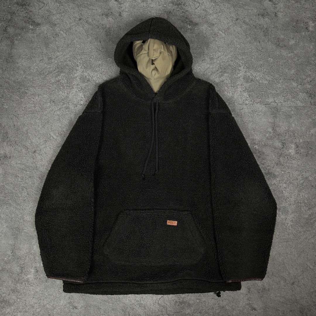 Polo Ralph Lauren 90s ビンテージ ボアパイル パーカー 画像4