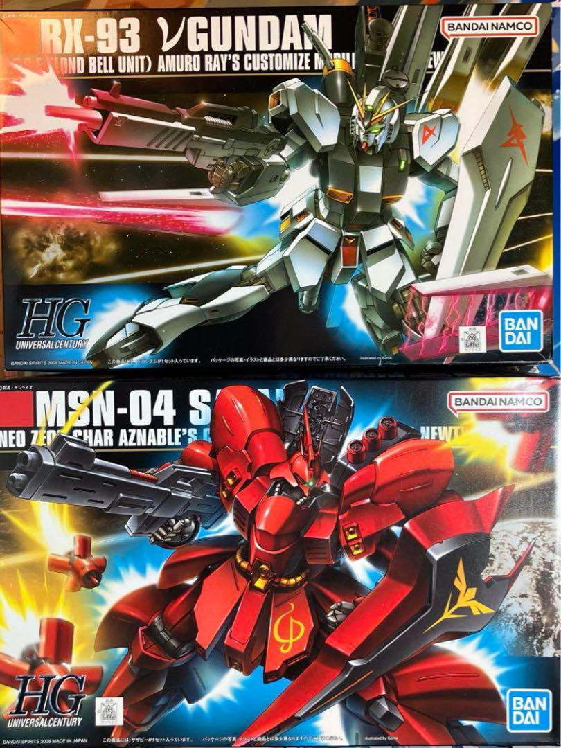 HG RX-93 ガンダム & MSN-04 サザビー デカールセット RX-93 νガンダム & MSN-04 サザビー HGセット - メルカリ