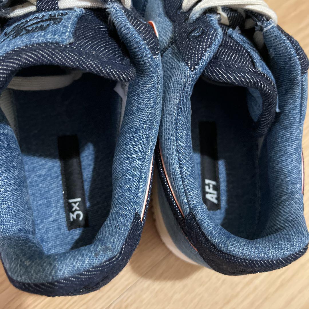 SALE安い NIKE デニム プレミアム スニーカー iz2No-m40339570534 ナイキ エアフォース1 3×1 通販低価