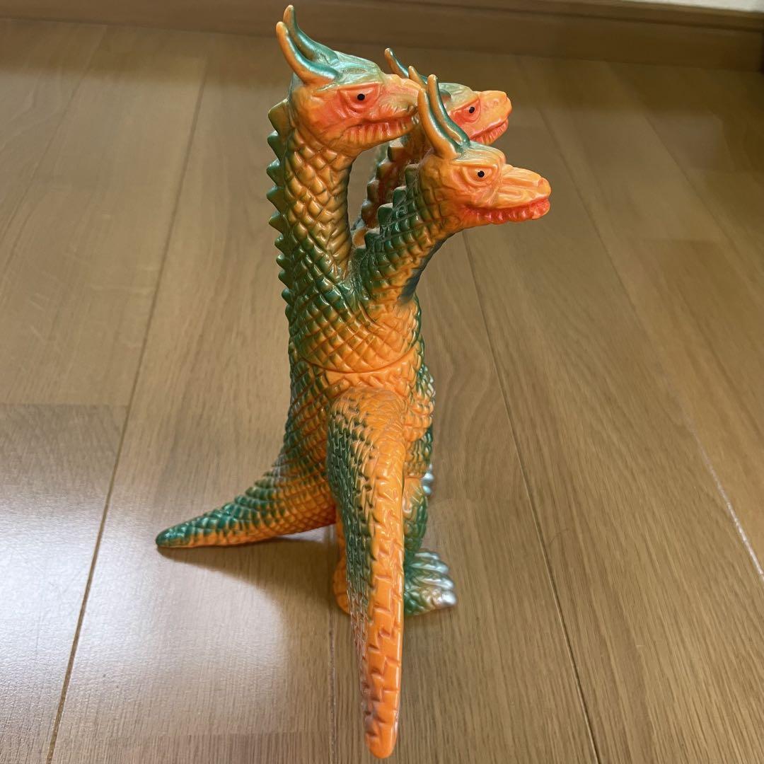 当時物 キングギドラ ブルマァク ソフビ レア - メルカリ