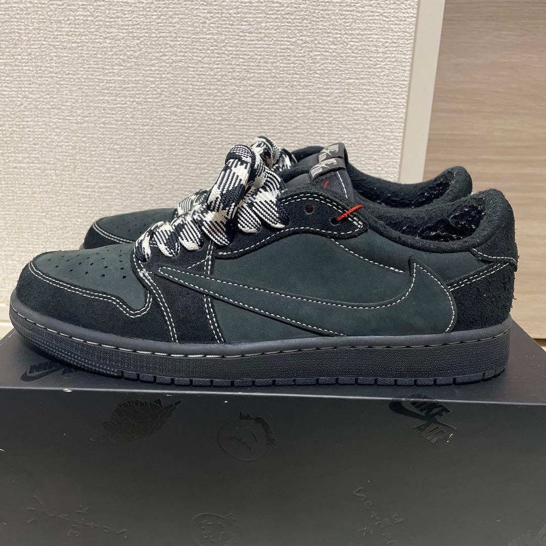 【美品】air Jordan1 low sp black phantom 27 【美品】air Jordan1 low sp black phantom 27