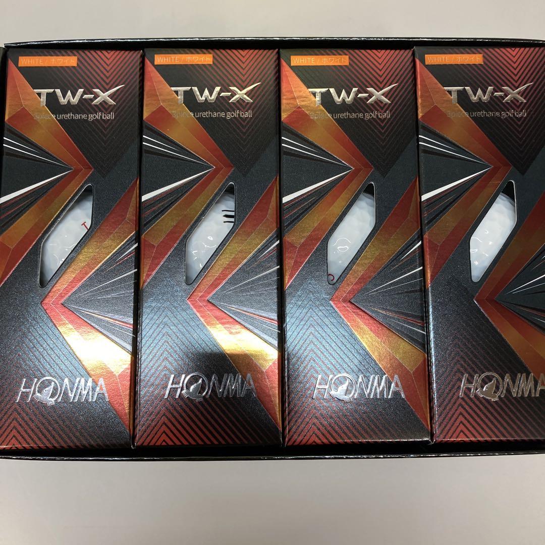 【爆売り！】 ホンマ TW-X ゴルフボール ホワイト【4ダース(48球)⠀】 その他
