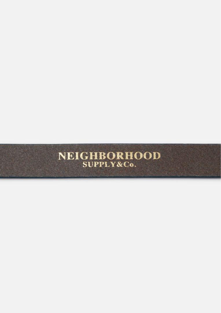 ☆NEIGHBORHOOD. LEATHER. NARROW. BELT