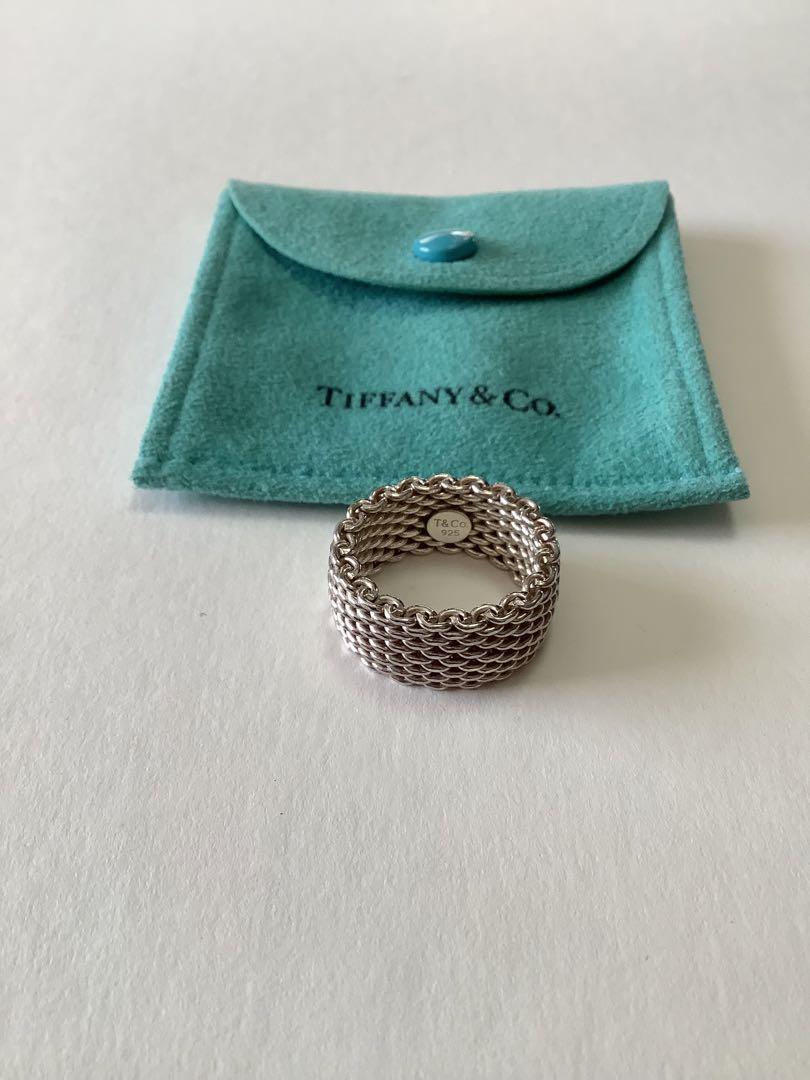 Tiffany & Co. サマセット シルバー メッシュ リング