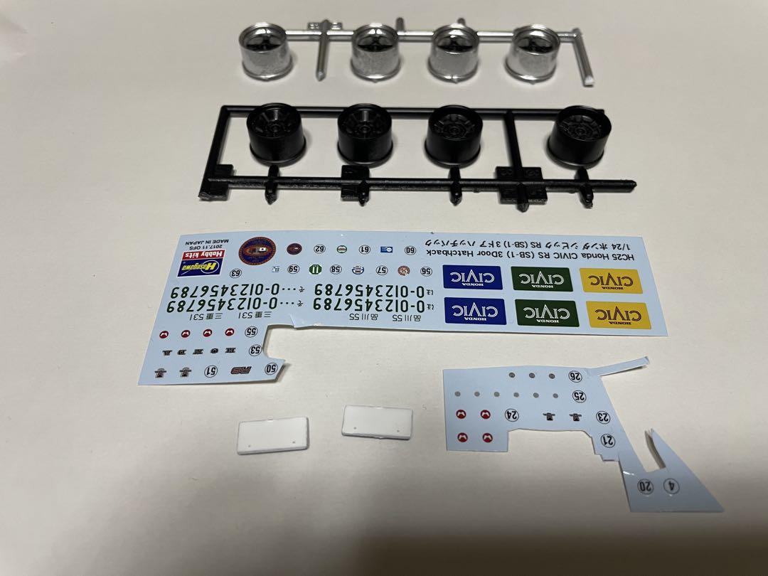 1/24 シビックRS SB1の完成品