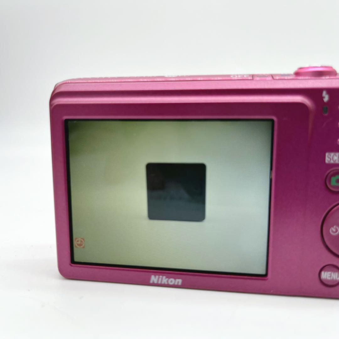 美品 ニコン COOLPIX S3700 ピンク Wi-Fi デジカメ 卒業式