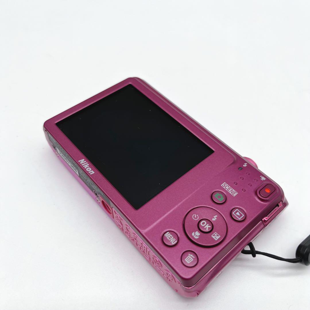 美品 ニコン COOLPIX S3700 ピンク Wi-Fi デジカメ 卒業式
