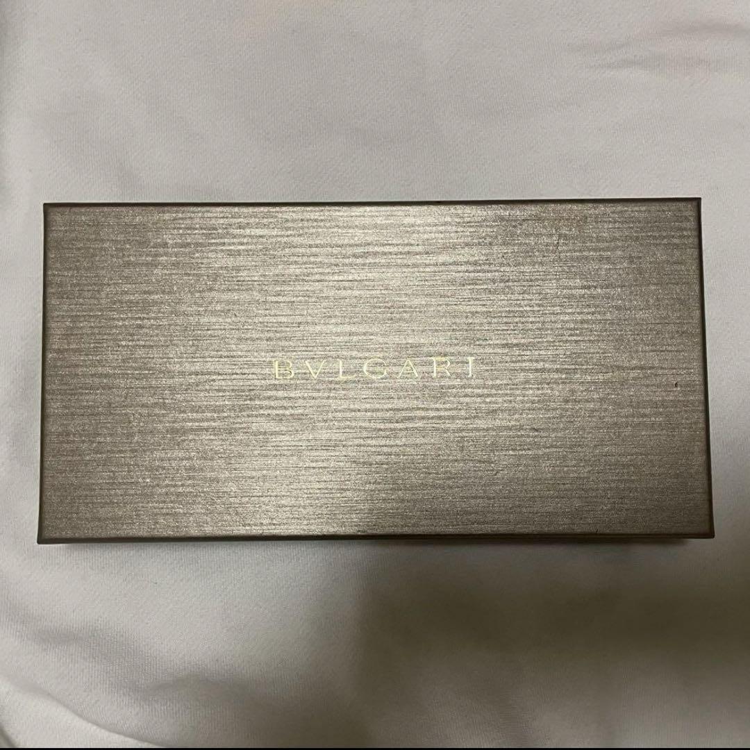 BVLGARI(ブルガリ) 財布(長財布) 黒 ヘリンボーン 良品
