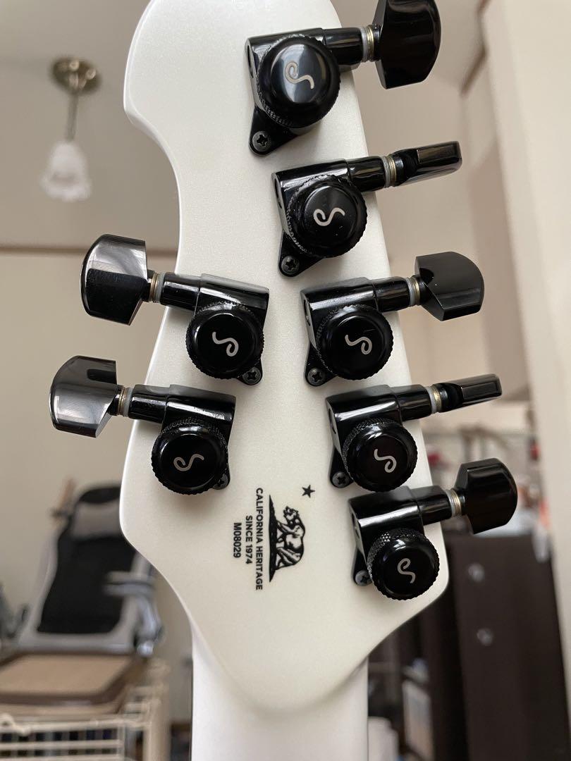 ギター musicman majesty 7 Glacial Frost