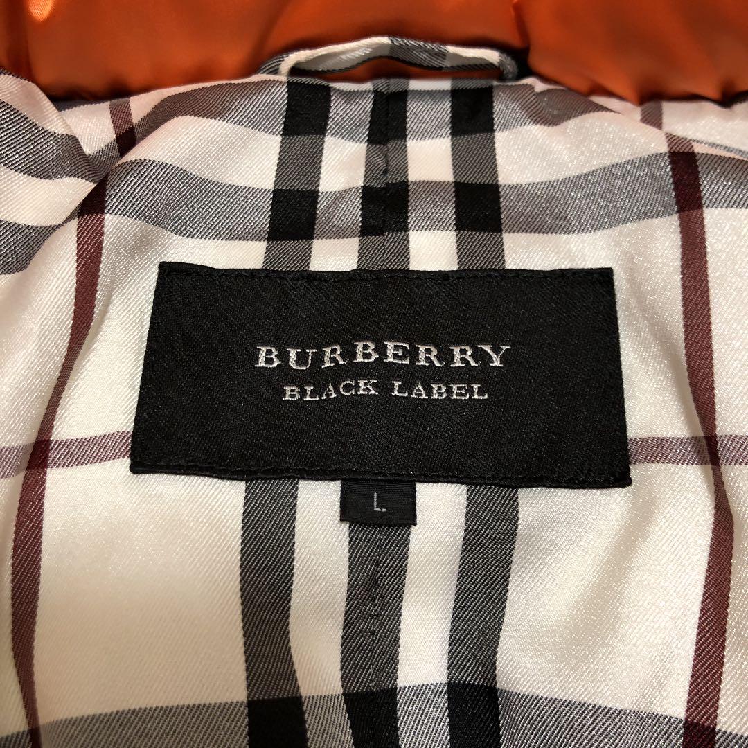 美品　Burberry Black Label ダウンジャケット ノバチェック BURBERRY BLACK LABEL ノバチェック ダウン L