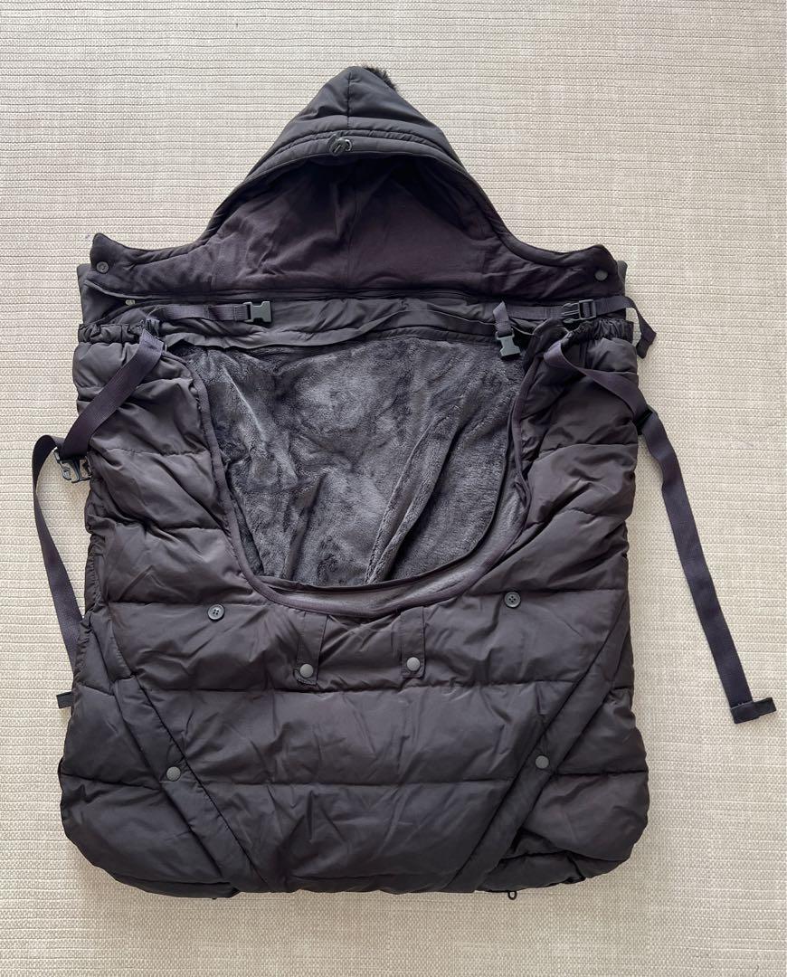 スモルビ　抱っこ紐ケープ　5way チャコール　美品
