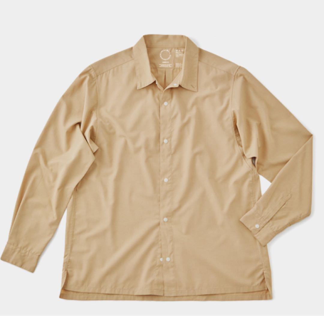 山と道 バンブーシャツ Bamboo shirt nomad ユニセックスXS
