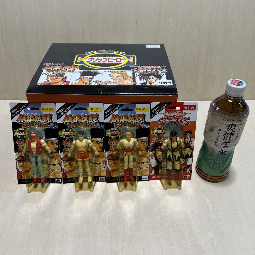 タカラ グリップヒーロー 餓狼伝説 サムライスピリッツ フィギュアセット 箱付き