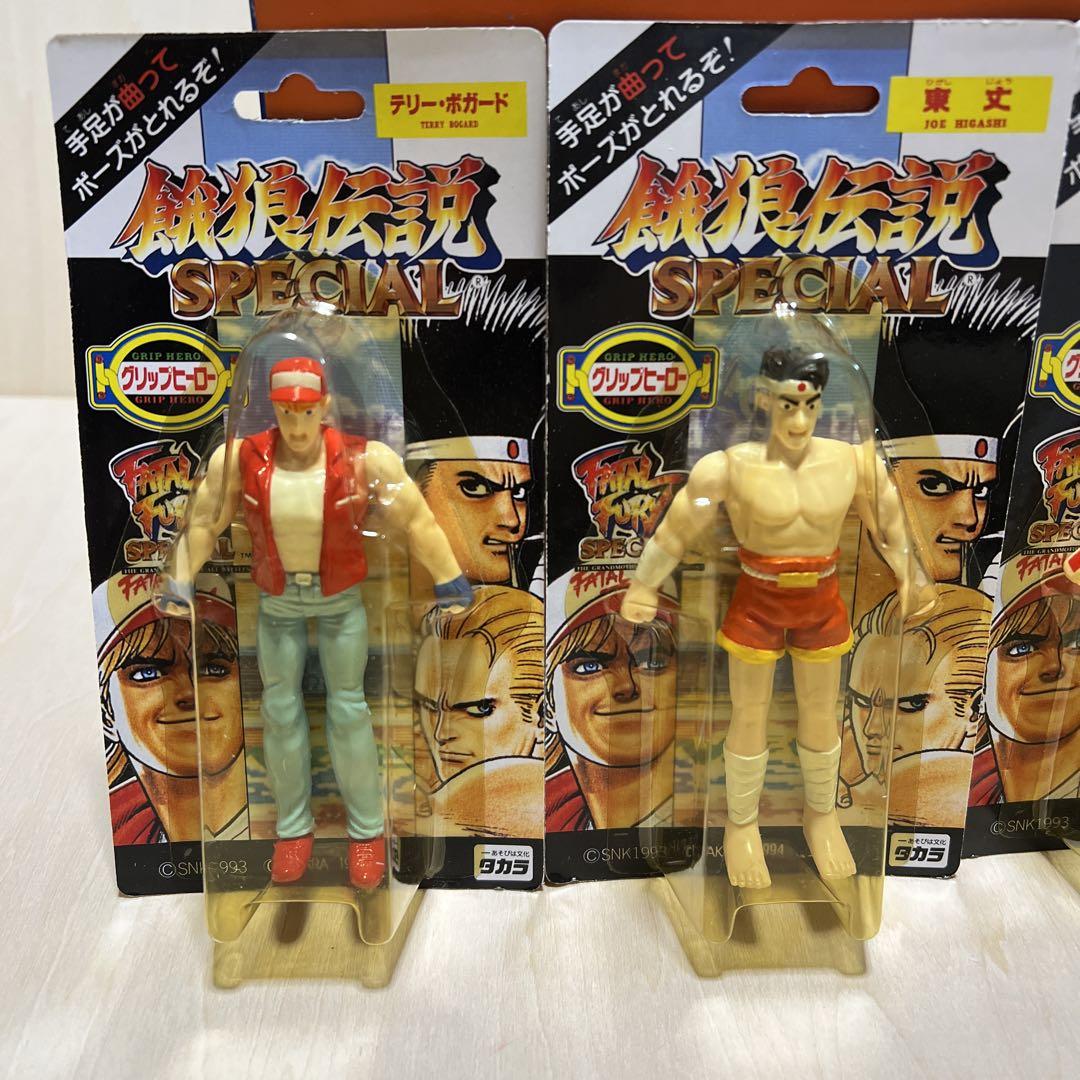 タカラ グリップヒーロー 餓狼伝説 サムライスピリッツ フィギュアセット 箱付き