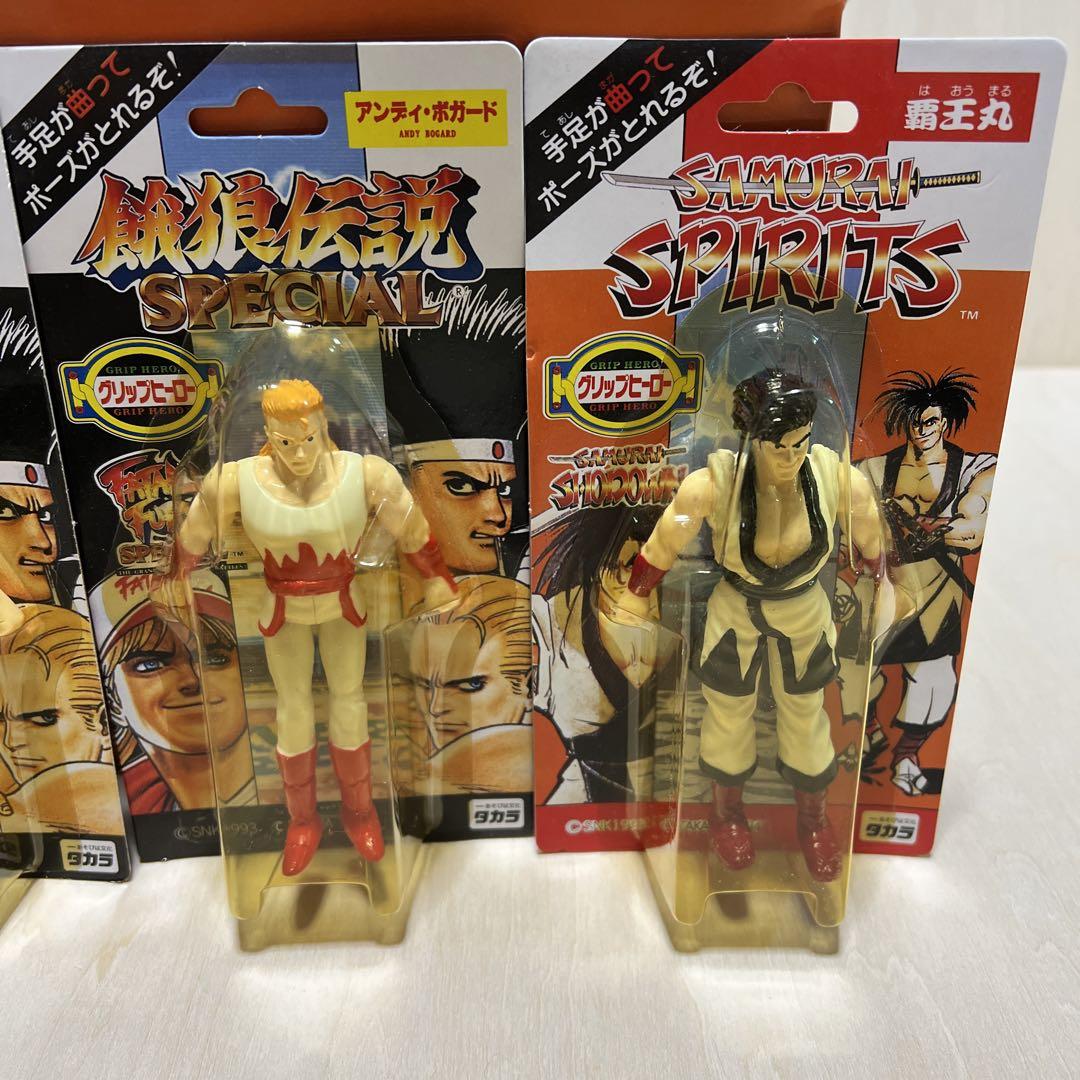 タカラ グリップヒーロー 餓狼伝説 サムライスピリッツ フィギュアセット 箱付き