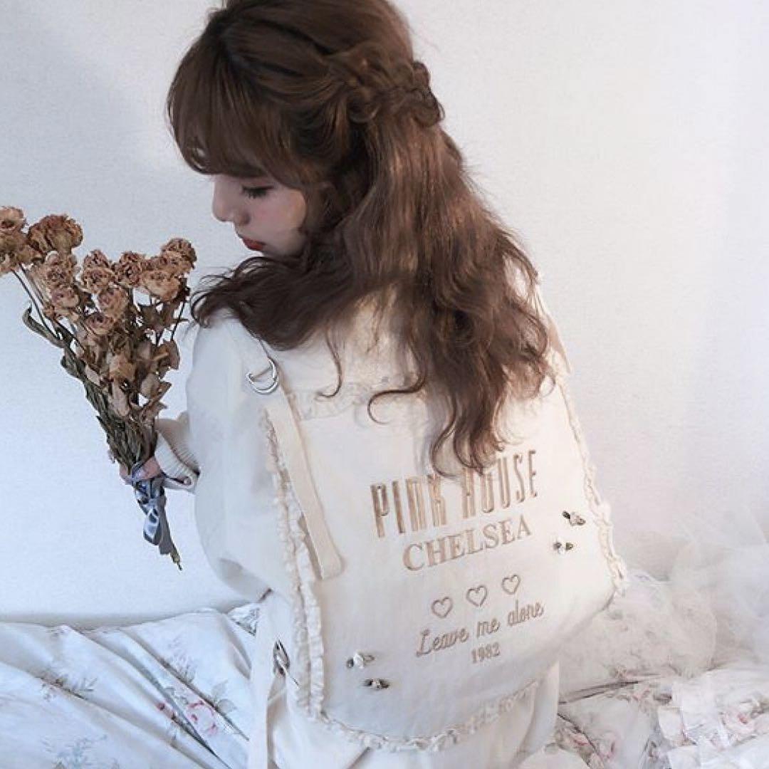 ピンクハウス チェルシー ゼッケンブルゾン ピンク バラ 薔薇