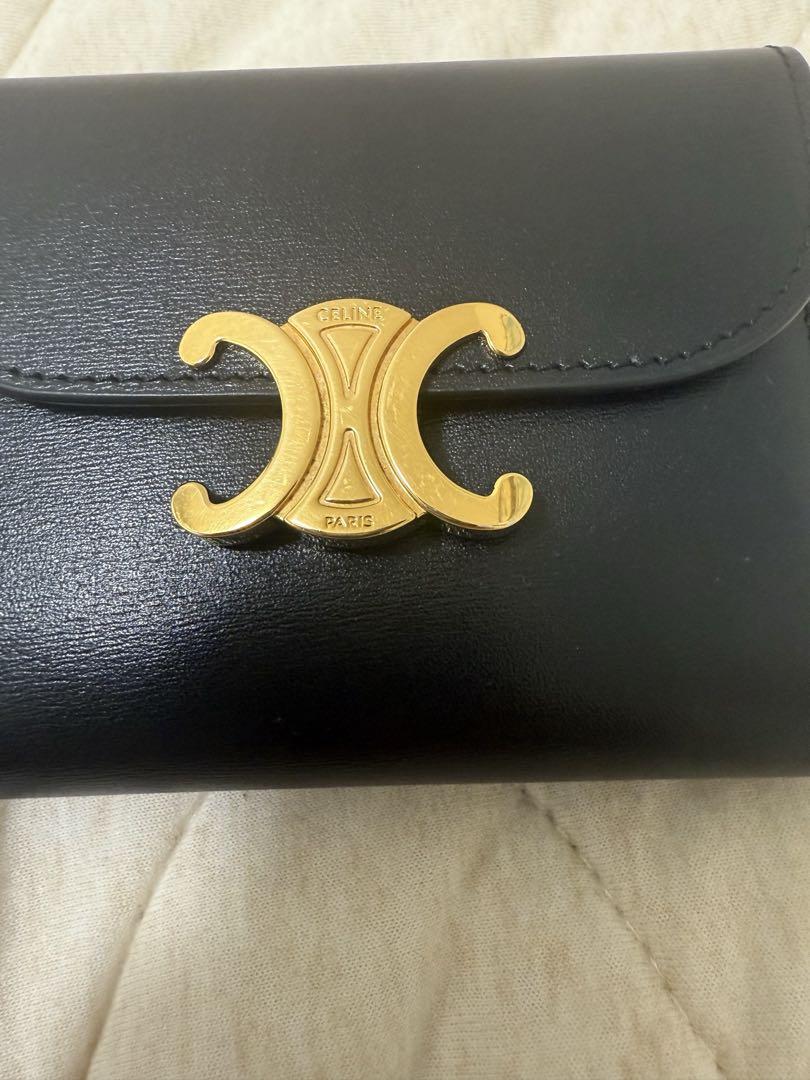 正規品　美品　CELINE セリーヌ　トリオンフ　スモールウォレット　財布
