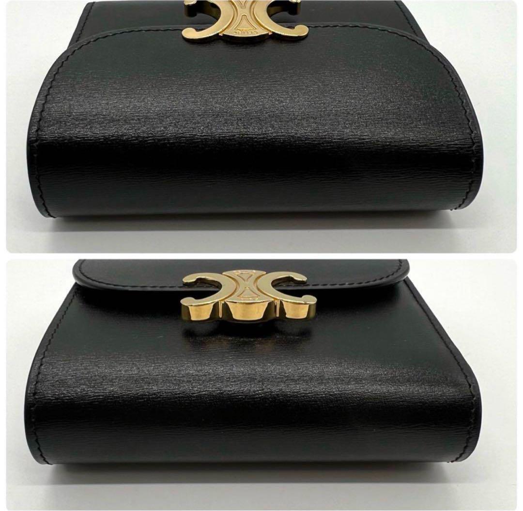 正規品　美品　CELINE セリーヌ　トリオンフ　スモールウォレット　財布