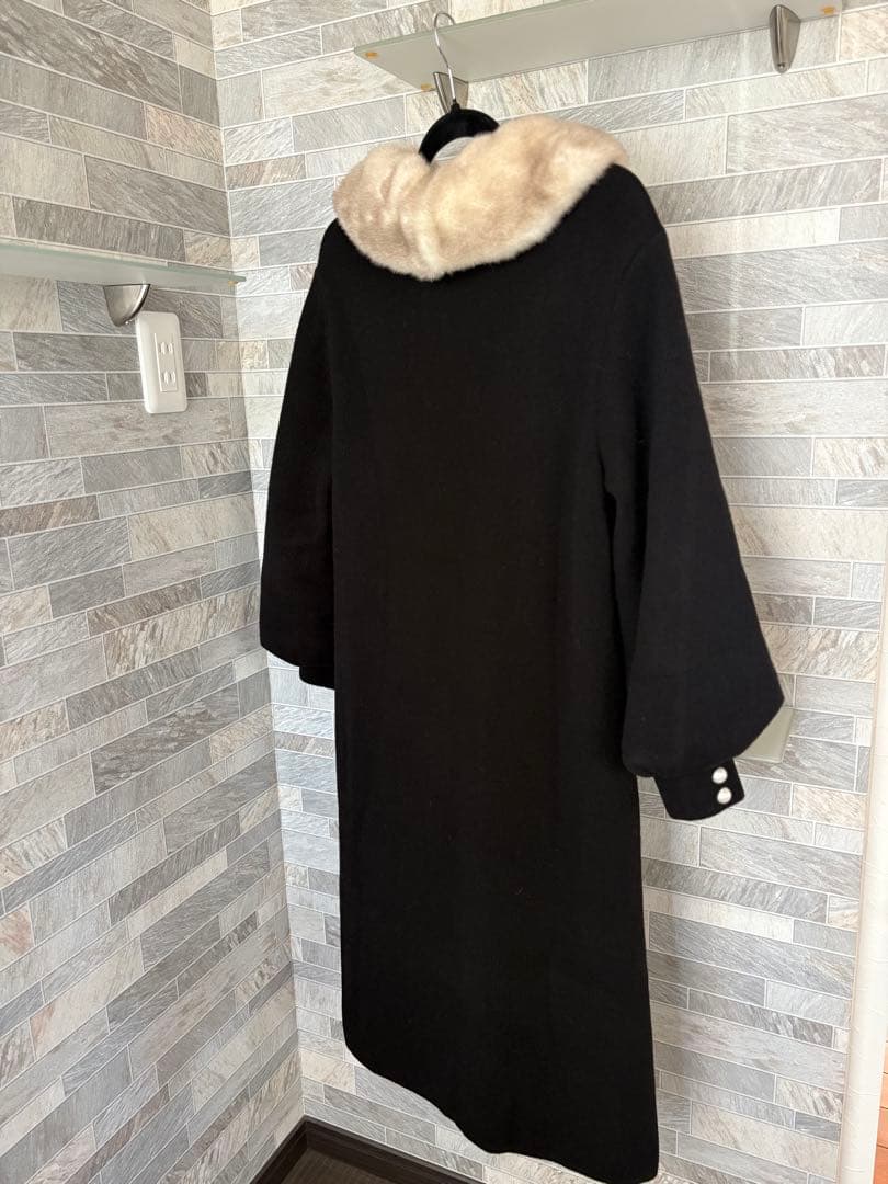 Rene ルネ コペンハーゲンミンクファー カシミヤニット ロングコート Rene ルネ コペンハーゲンミンクファー カシミヤニット ロングコート