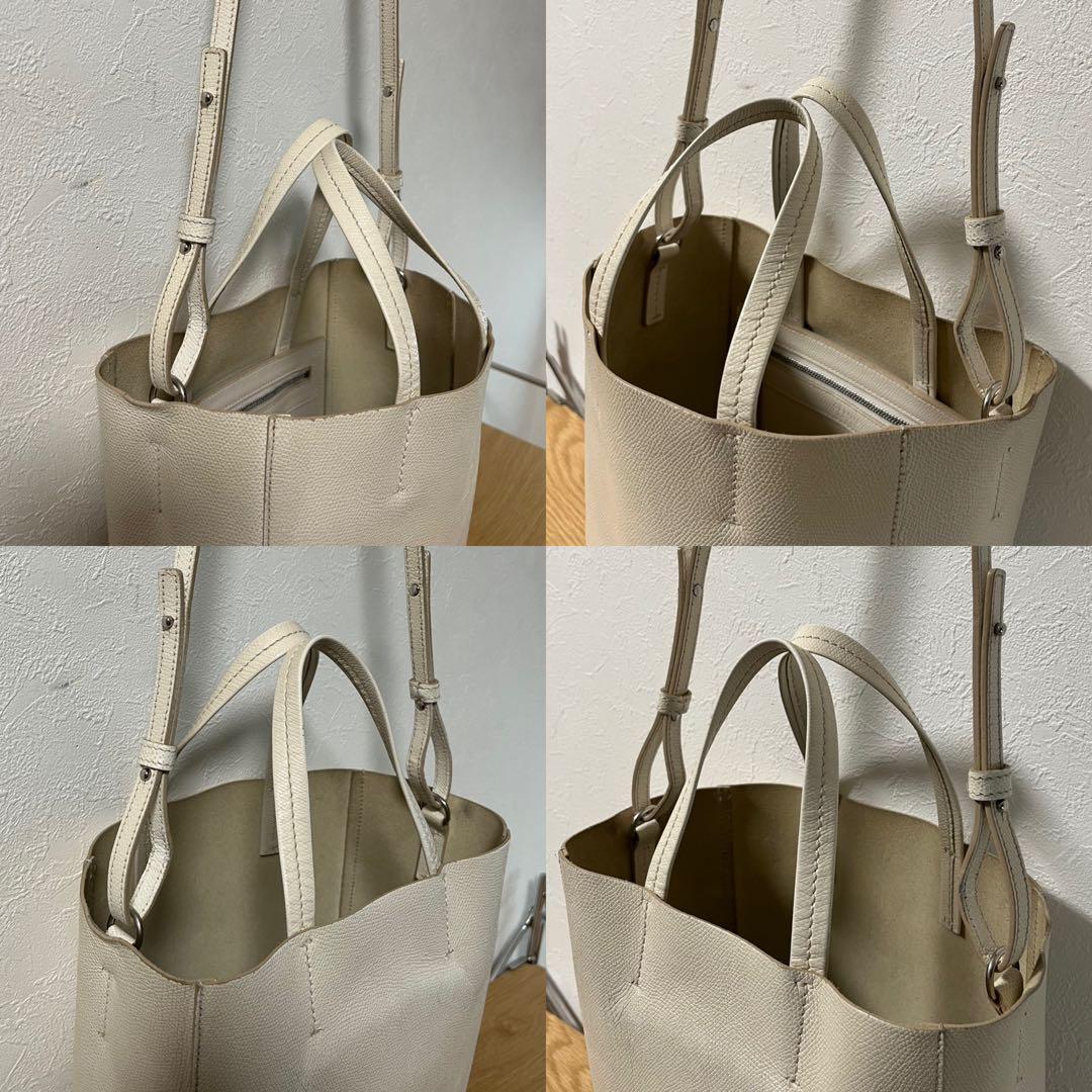 バッグ CELINE セリーヌ バーティカル カバ スモール 2way 白 黒