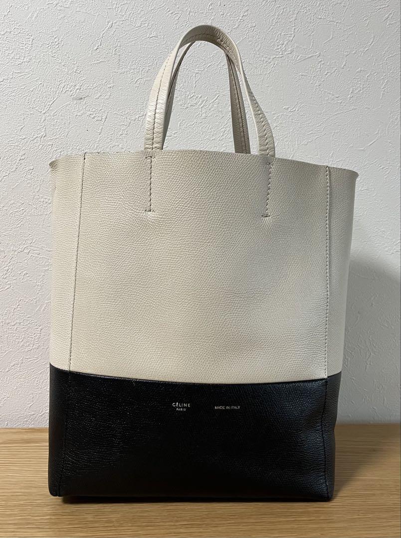 バッグ CELINE セリーヌ バーティカル カバ スモール 2way 白 黒