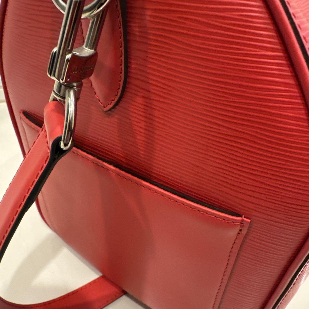 あんしん鑑定利用可 ルイヴィトン×シュプリーム M53419 / エピ キーポル