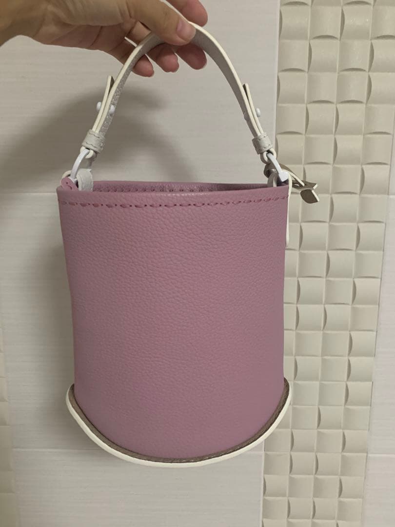 デルヴォー　ミニ·バン バケットバッグピンクポシェット　保存袋　保証書