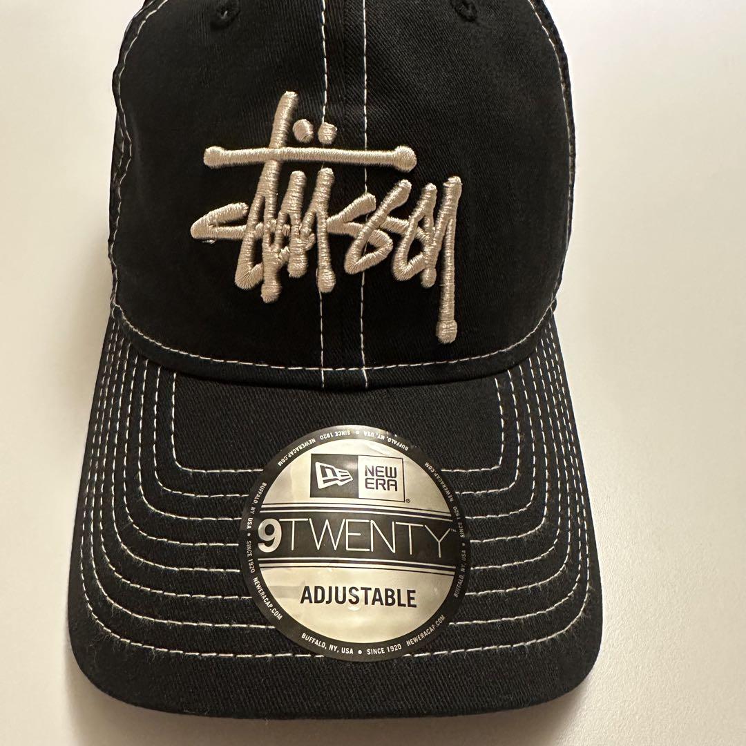 Stussy NEW ERA 9TWENTY BASIC TRUCKER 黒