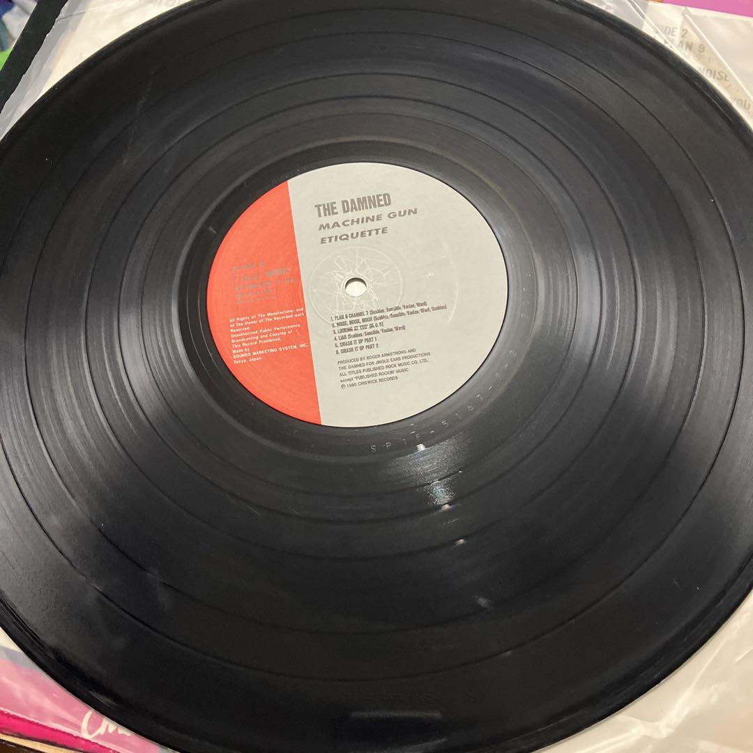 洋楽 THE DAMNED MACHINE GUN ETIQUETTE LP