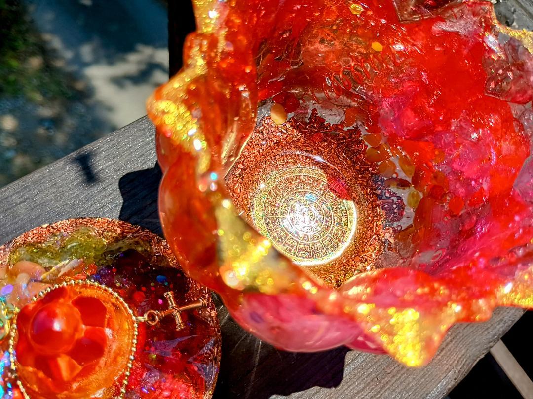 第1CHAKRA✧壺型のオルゴナイト
